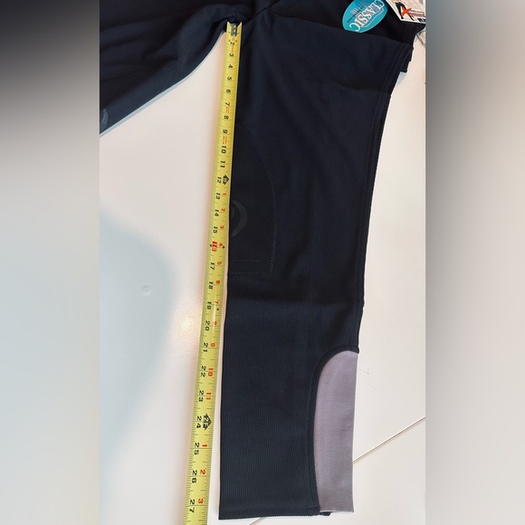 Devon Aire Ladies All-Pro Ribbed Riding Breeches Black Style 500R Size 34R - Picture 9 of 12